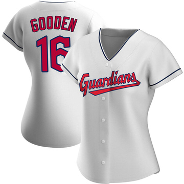 Dwight Gooden Women's Replica Cleveland Guardians White Home Jersey