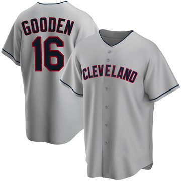 Dwight Gooden Youth Replica Cleveland Guardians Gray Road Jersey