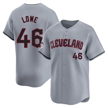 Nathaniel Lowe Youth Limited Cleveland Guardians Gray Road Jersey