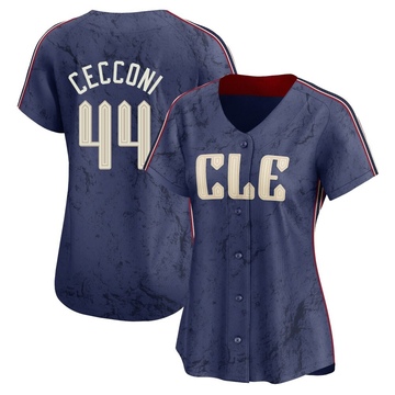 Slade Cecconi Women's Limited Cleveland Guardians Navy 2024 City Connect Jersey