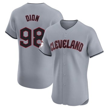Will Dion Men's Elite Cleveland Guardians Gray Road Jersey