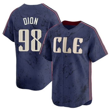Will Dion Youth Limited Cleveland Guardians Navy 2024 City Connect Jersey