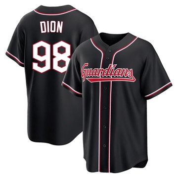 Will Dion Youth Replica Cleveland Guardians Black Fashion Out Jersey